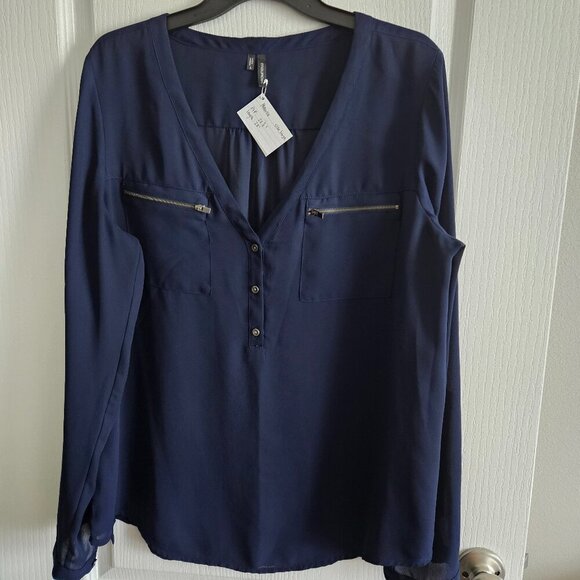 Maurices Women's Long Sleeve Blouse - Picture 1 of 3